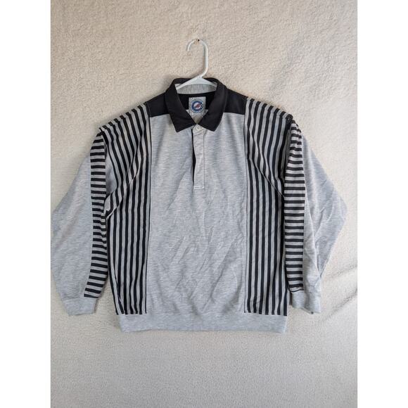 Vintage Greenline International Polo Shirt Mens Medium Long Sleeve (No sz Tag) - Picture 1 of 16